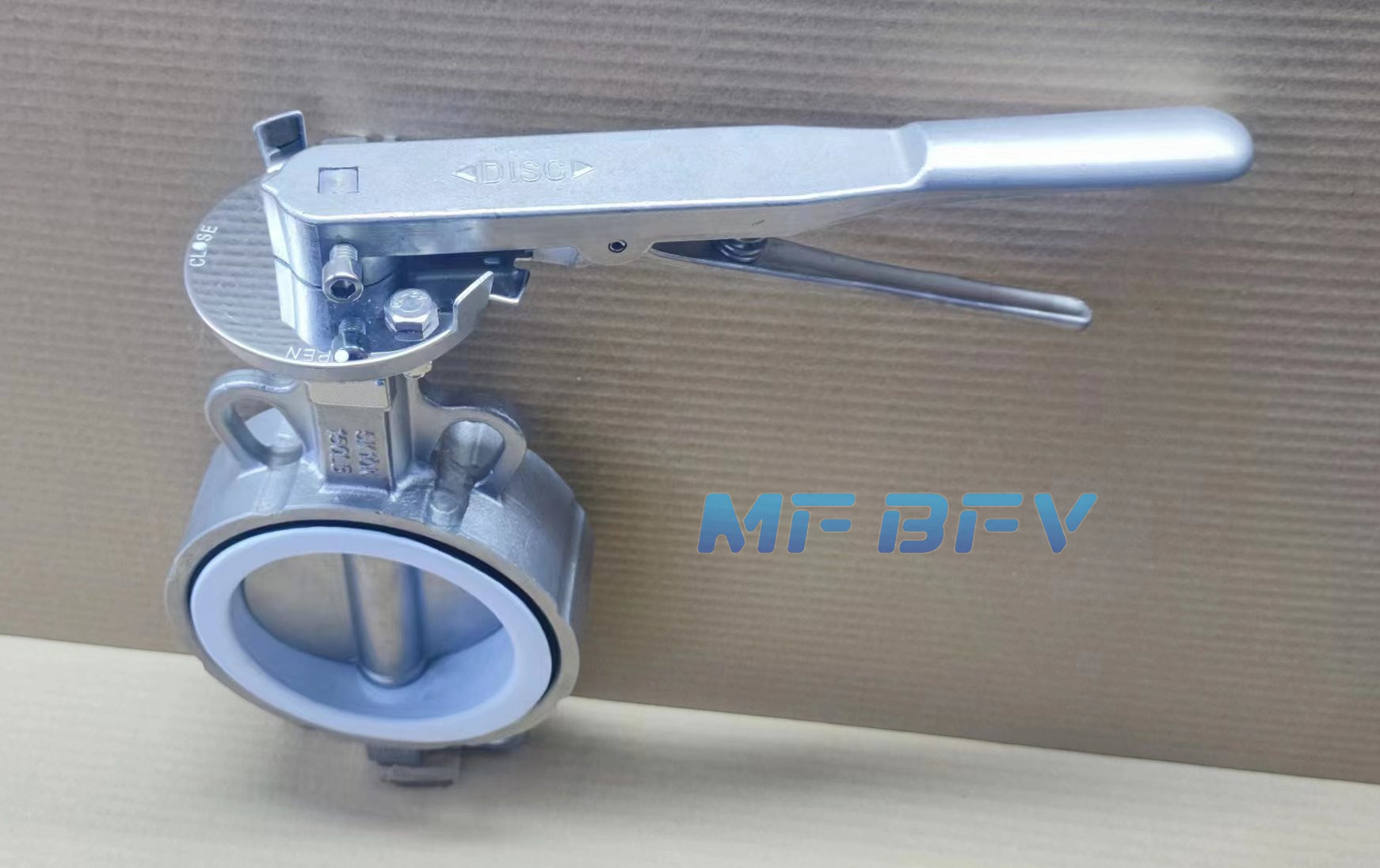 Stainless steel wafer type butterfly valve