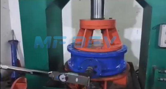 Concentric Soft Seal Butterfly Valve DN500 Torque Test